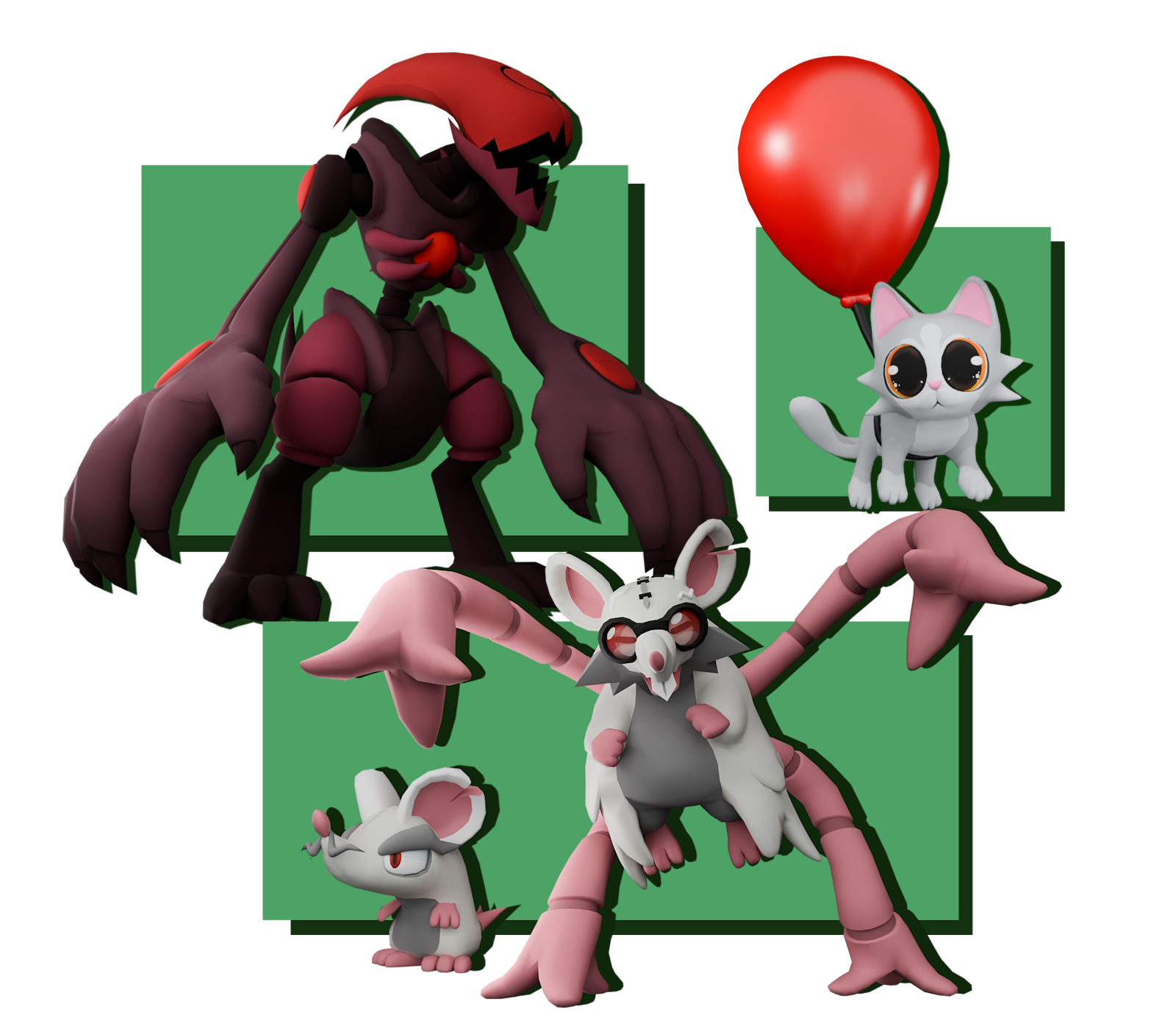 Brutree, Carvantula, Hallusion, Design & Model By Me Brutree, Carvantula, Hallusion, Design & Model By Me