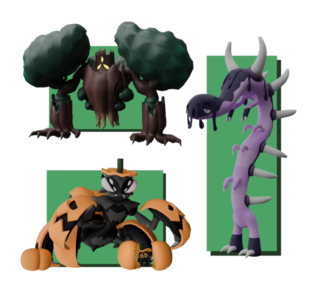 Brutree, Carvantula, Hallusion, Design & Model By Me Brutree, Carvantula, Hallusion, Design & Model By Me